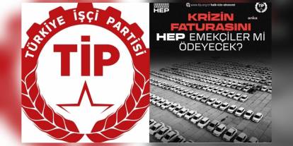 TİP'ten Şimşek'e sert eleştiri: 'Krizi yaratanlar çözemez'