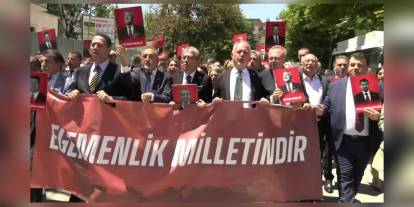 CHP'li vekiller Adalet Bakanlığı'nda: 'Memlekette yargı olsaydı, gün yüzü görmezdiniz'