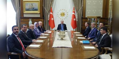 Cumhurbaşkanı Erdoğan, KDK Başdenetçisi Akarca'yı kabul etti