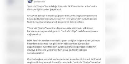 Ömer Çelik: Terörsüz Türkiye hedefi için kritik eşik geçildi