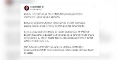 Fidan: KCK tehdidi ortadan kalkana dek teyakkuzda olacağız