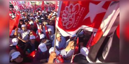 Malatya'da on binlerce kişi İmamoğlu için özgürlük istedi