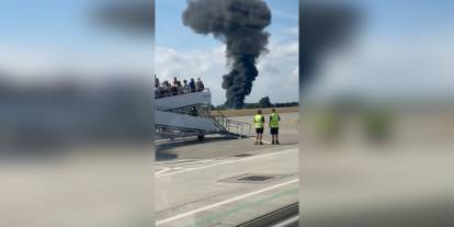 Londra Southend Havalimanı'ndan kalkan uçak düştü