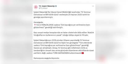 İçişleri Bakanlığı'ndan açıklama: Atatürk fotoğrafı yasağı iftira