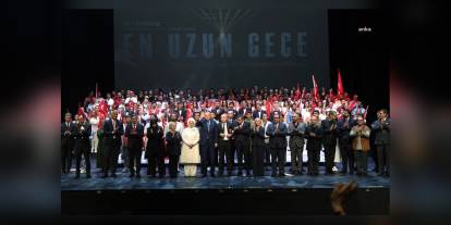 Erdoğan, 'En Uzun Gece' temsilini izledi
