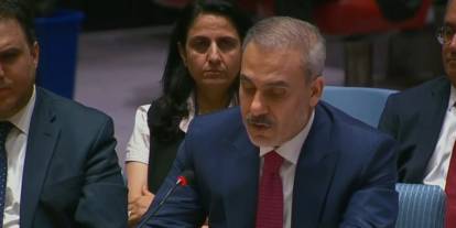 Fidan BM Güvenlik Konseyi'nde: 'İsrail savaş makinesini durdurun'