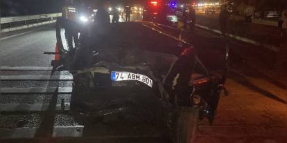 Safranbolu'da alkollü araç kazası: 1 ölü, 1 yaralı