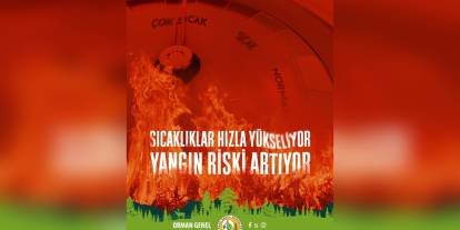 Orman Genel Müdürlüğü'nden uyarı: 19-25 Temmuz arasında yangın riski yüksek