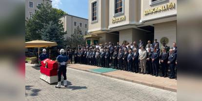 Ankara'da Mülkiye Başmüfettişi Karaömeroğlu için tören düzenlendi