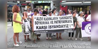 İzmir'de Suriye'deki Alevi kadınlara yönelik saldırılar için suç duyurusu