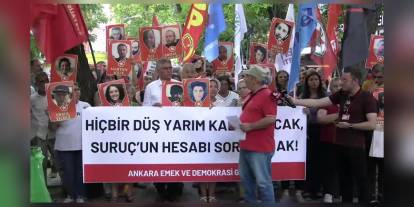 Suruç Katliamı'nın 10. Yılında Ankara'da Anma: Adalet ve Birleşik Mücadele Vurgusu