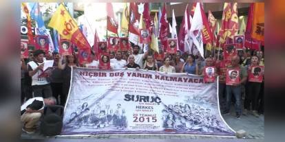 Suruç Katliamı'nın 10. yılında İzmir'de anma etkinliği