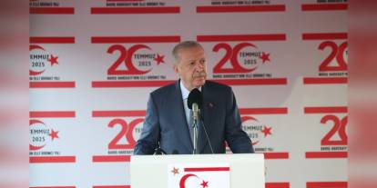 Erdoğan: Kıbrıs Türkü öz vatanında özgürce yaşamaya devam edecek