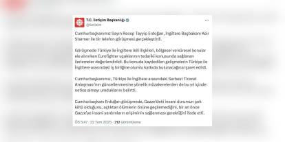 Erdoğan-Starmer görüşmesi: İkili ilişkiler ve Eurofighter uçakları ele alındı