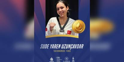 Sude Yaren Uzunçavdar, FISU Dünya Üniversite Yaz Oyunları'nda altın madalya kazandı