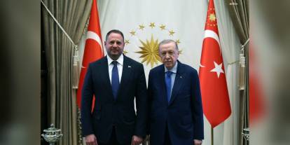 Erdoğan, Yermak'ı kabul etti