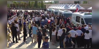 Ankara'da şehit AKUT gönüllülerine son veda
