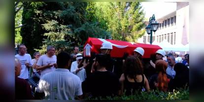 Eskişehir'de şehit orman işçisi Eyüp Dereli son yolculuğuna uğurlandı