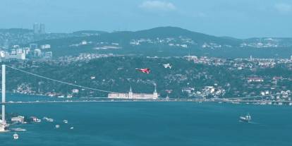 TÜSAŞ, HÜRKUŞ ve HÜRJET'in İstanbul uçuşunu paylaştı