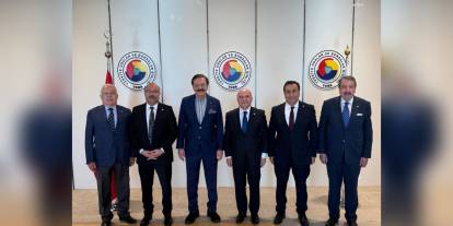 İYİ Parti heyeti TOBB Başkanı Hisarcıklıoğlu'nu ziyaret etti