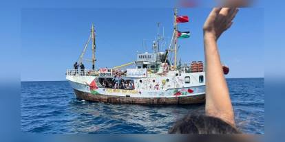 Handala gemisi, Gazze'ye doğru ilerliyor