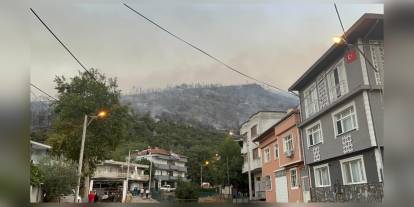 Bursa'da orman yangını: 1765 kişi tahliye edildi
