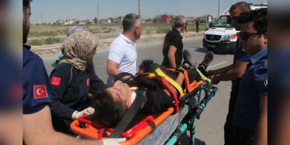 Aksaray'da polis memuruna çarpan ehliyetsiz sürücü tutuklandı