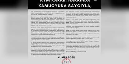 KUMPASDER'den tepki: Balyoz kumpası kararını onayan eski Yargıtay üyelerine ceza yetersiz