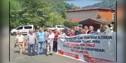 Rize Güneysu'dan Erdoğan'a Çay Çığlığı: 'Kanun Getirin Ya Da Geçirin'