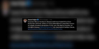 Marcus Aurelius heykeli Türkiye'ye döndü