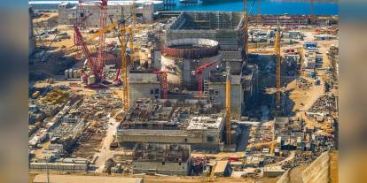 Akkuyu NGS 3'üncü ünite türbin binası betonlama çalışmaları tamamlandı