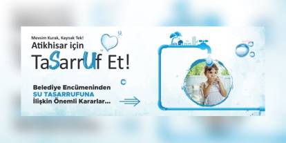 Çanakkale'de su tasarrufu için yeni kararlar