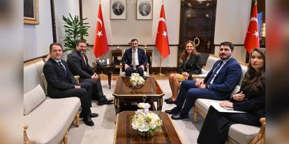 Cevdet Yılmaz, Mikheil Lomtadze'yi kabul etti