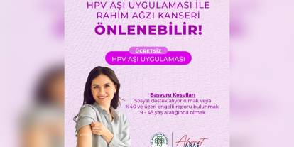Muğla'da ücretsiz HPV aşısı başvurusu başladı