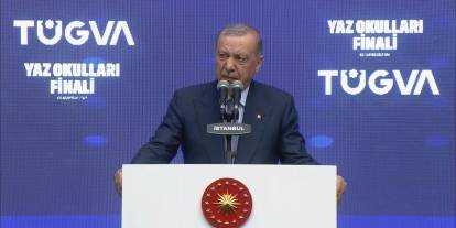 Erdoğan, TÜGVA Yaz Okulları Finali'nde gençlere seslendi: 'Güçlü Türkiye'ye çok az kaldı'