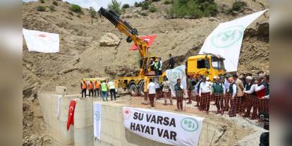Yumaklı: Çetintepe Barajı'nda su tutma başladı, 220 bin dekar arazi sulanacak