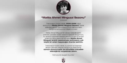 Trabzonspor'dan Mattia Ahmet Minguzzi için resmi başvuru