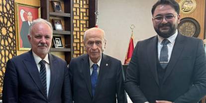 Eski HDP milletvekili Ayhan Bilgen, Devlet Bahçeli'yi ziyaret etti