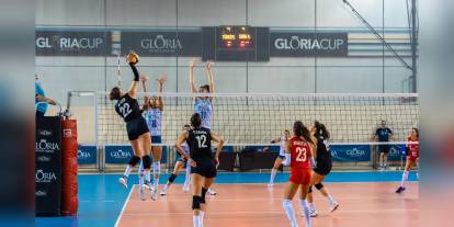A Milli Kadın Voleybol Takımı, Sırbistan'ı Antalya'da yendi
