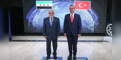 Kacır ve Eş-Şaar görüştü: Sanayi işbirliği protokolü imzalandı