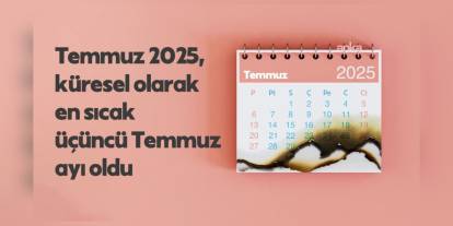 Copernicus: Temmuz 2025, küresel olarak en sıcak üçüncü temmuz ayı