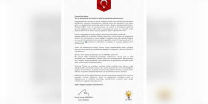 Erdoğan'ın şehit ailelerine mektubu: 'Pazarlığa yer verilmedi'