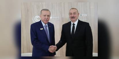 Cumhurbaşkanı Erdoğan, İlham Aliyev ile görüştü: Bölgesel konular ele alındı
