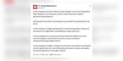 Cumhurbaşkanı Erdoğan: Ermenistan-Azerbaycan mutabakatı bölge huzuru için kıymetli