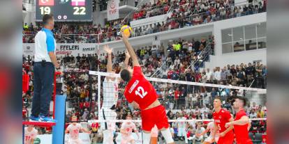 Malatya'da Danimarka maçı: A Milli Erkek Voleybol Takımı 3-2 kazandı
