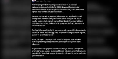 Özlem Çerçioğlu ve Osman Yıldırımkaya CHP'den istifa etti