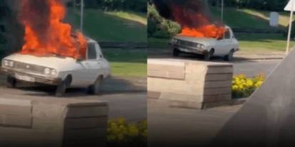 TBMM’nin Önünde Beyaz Toros Yakıldı: 1 Kişi Gözaltında
